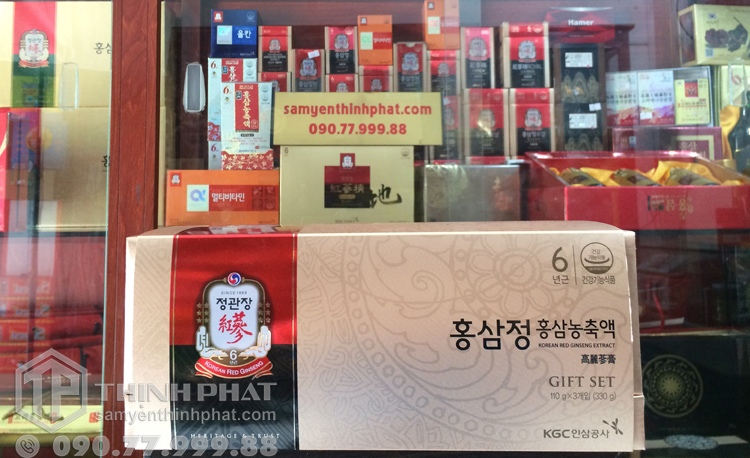 Cao tinh chất hồng sâm 6 năm tuổi 100% KGC hộp quà tặng 3 lọ x 110g - Cheong Kwan Jang