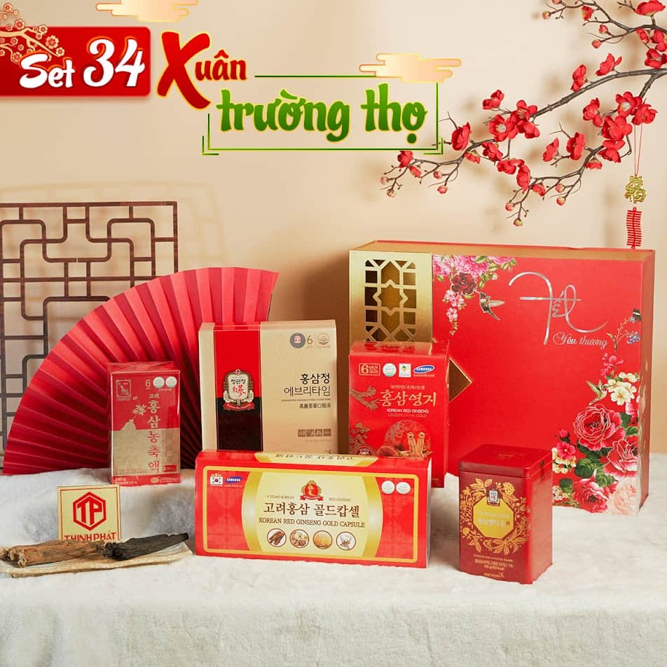 Hộp Quà Xuân Trường Thọ - Set 34 