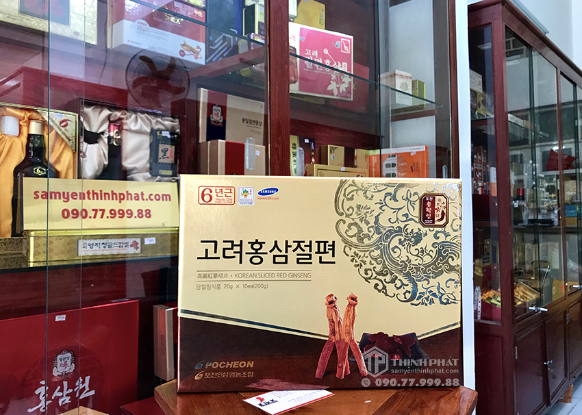 Hồng sâm Hàn Quốc lát tẩm mật ong Pocheon 200g