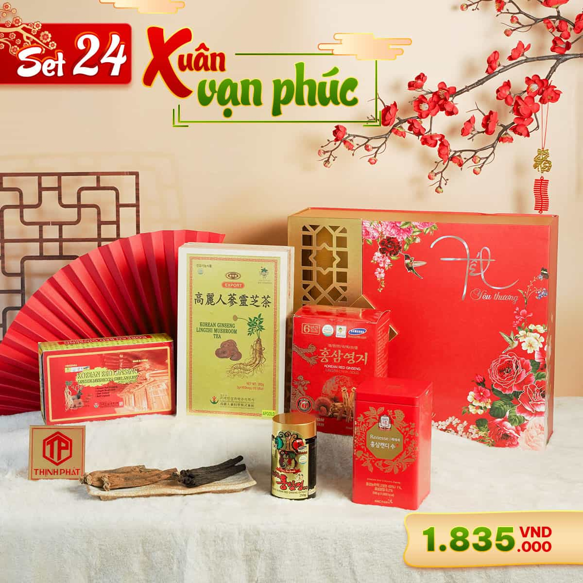 Hộp Quà Xuân Vạn Phúc - Set 24 