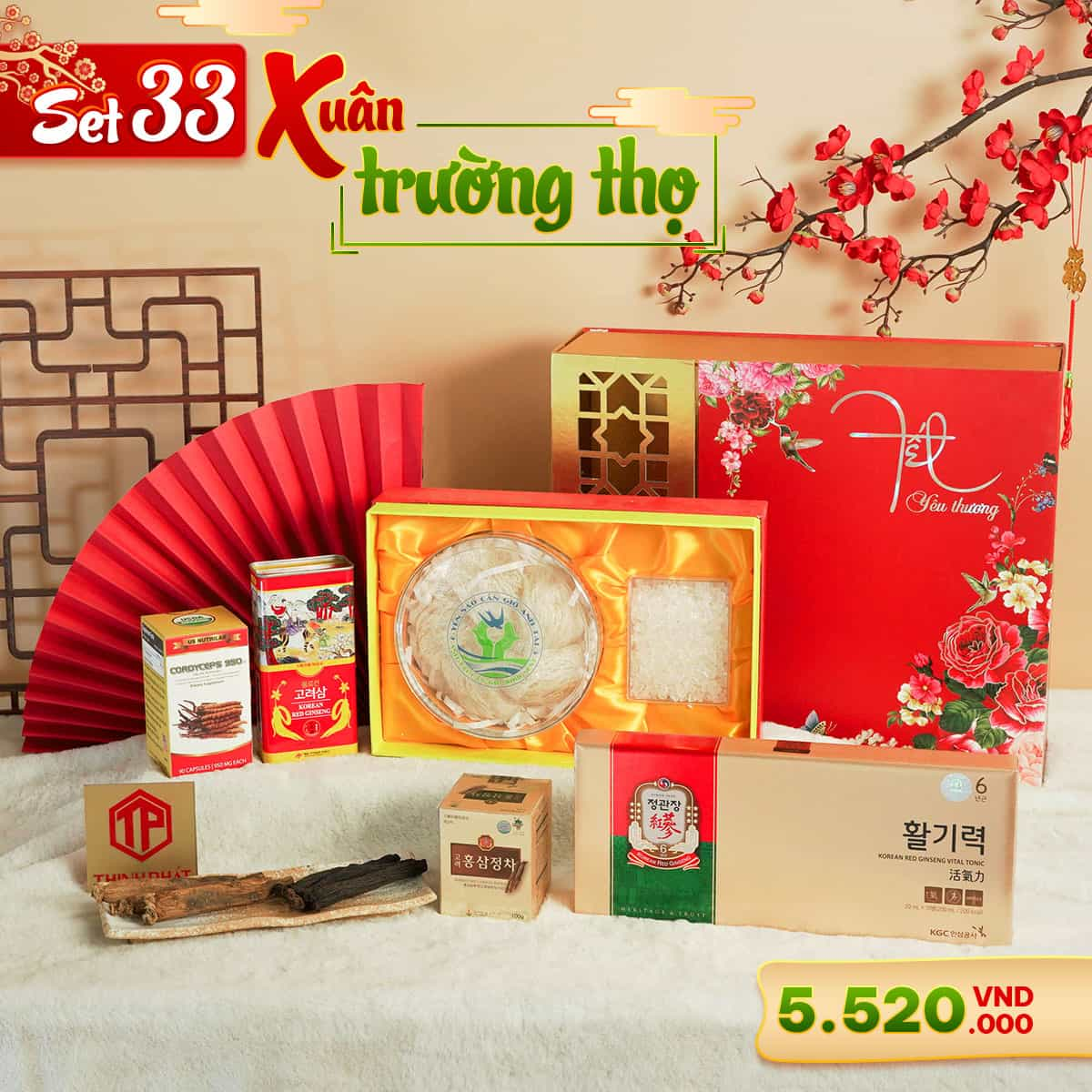 Hộp Quà Xuân Trường Thọ - Set 33 