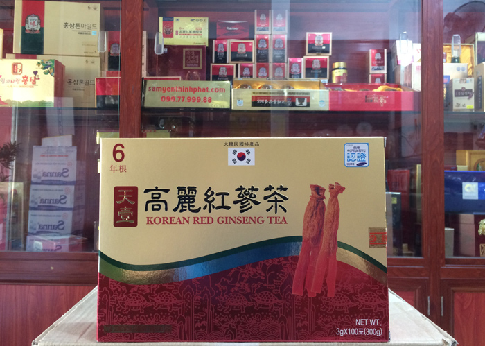 Trà hồng sâm Dongwon cao cấp 100 gói