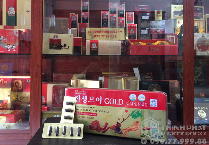 Viên sâm nhung linh chi Hàn Quốc Gold hộp 120 viên - Dongwo
