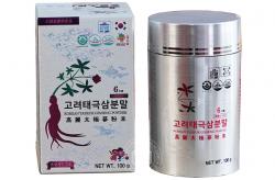 Bột hồng sâm thái cực Korean Taekuk Ginseng Powder Premium hộp 1 lọ x 100g