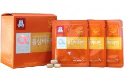 Viên cao hồng sâm Hàn Quốc cao cấp KGC Cheong Kwan Jang vitamin e hộp 60 viên