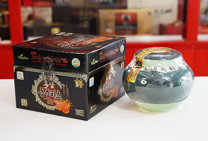 Cao hắc sâm đông trùng hạ thảo Hàn Quốc chính hãng hủ sành 1 kg