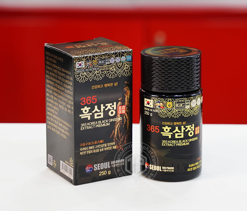 Cao hắc sâm Hàn Quốc 6 năm tuổi lọ 250g