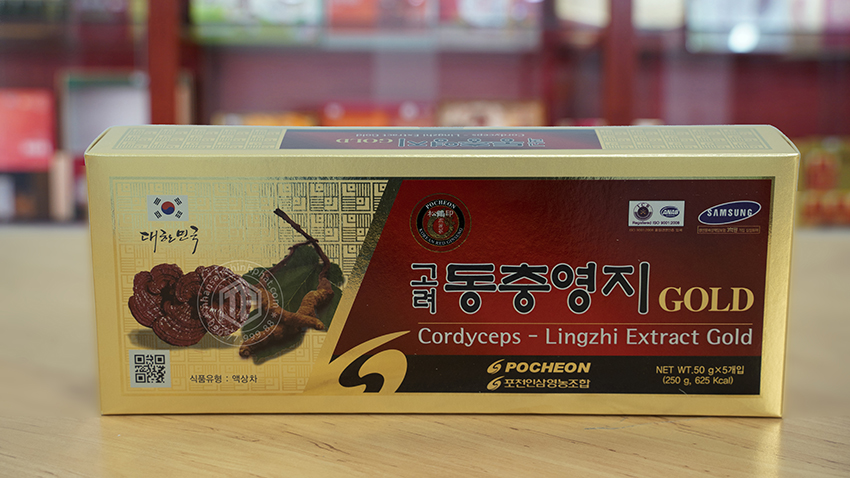 Cao linh chi đông trùng hạ thảo Hàn Quốc hộp 5 lọ
