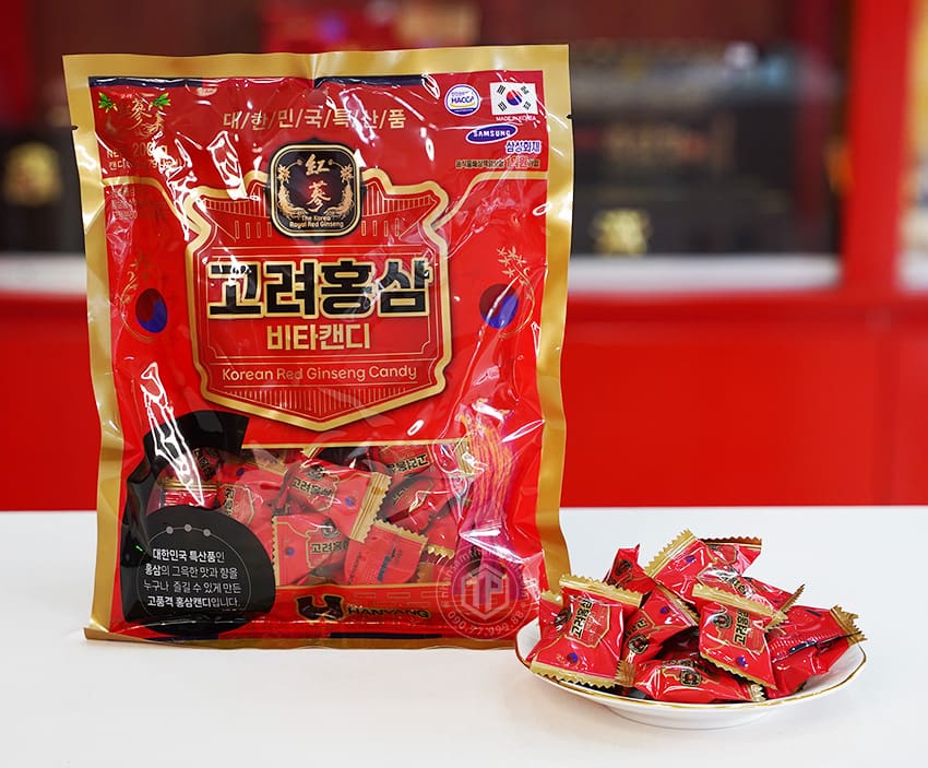 Kẹo hồng sâm có đường 200g Kẹo hồng sâm có đường 200g
