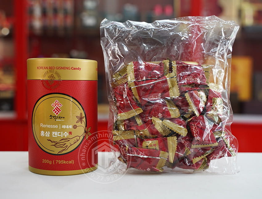 Kẹo hồng sâm Sobaek Hàn Quốc hộp 200g