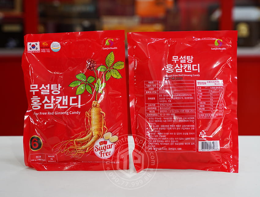 Kẹo sâm Hàn Quốc không đường 200g