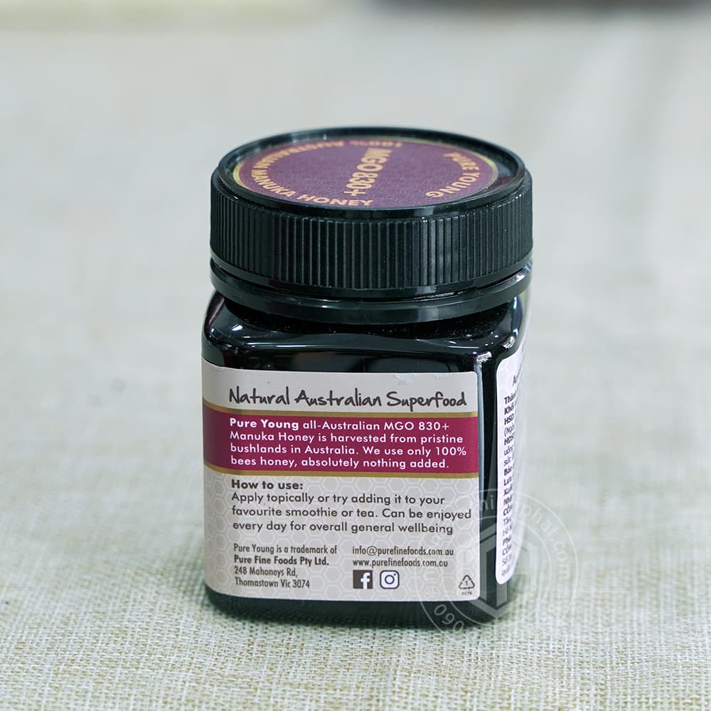 Mật ong Manuka 830+ 250g nhập khẩu từ Úc Mật ong Manuka 830+ 250g nhập khẩu từ Úc