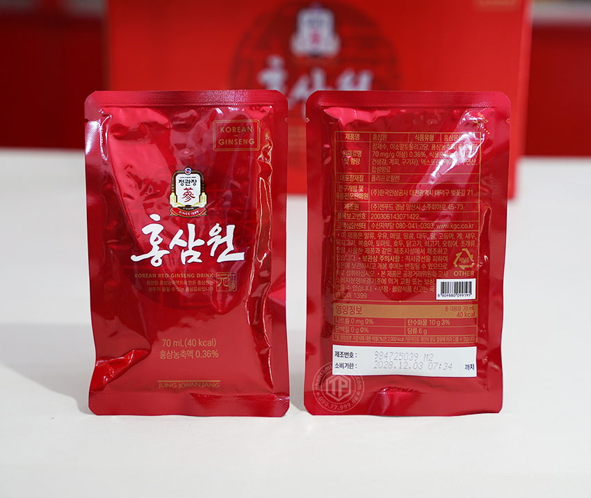 Nước hồng sâm chính phủ Hàn Quốc KGC Jung Kwan Jang 15 gói Nước hồng sâm chính phủ Hàn Quốc KGC Jung Kwan Jang 15 gói