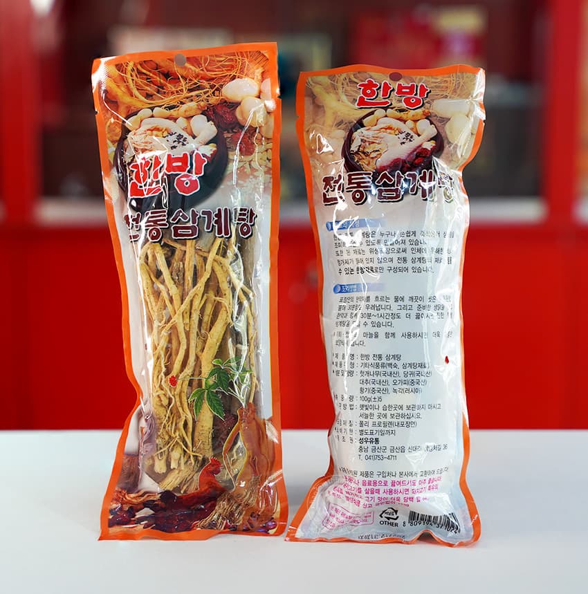 Sâm hầm gà Hàn Quốc gói 100g