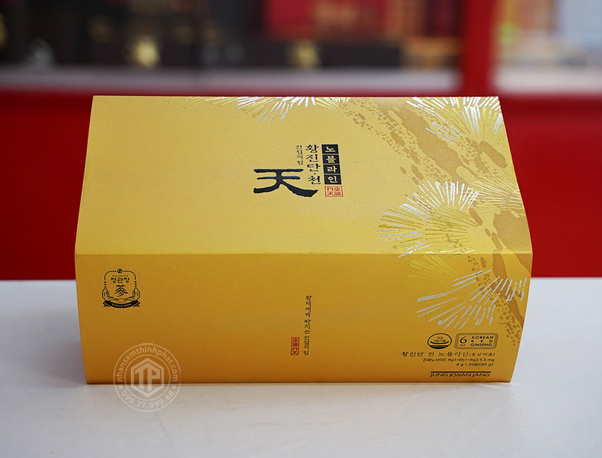 Thượng phẩm Viên Thiên Sâm Linh Đan KGC Hwang Jin Dan Cheon Noble Line 4g x 20 viên
