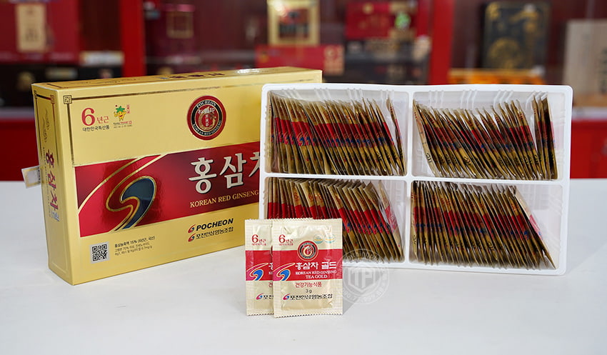 Trà hồng sâm Hàn Quốc Pocheon hộp 100 gói