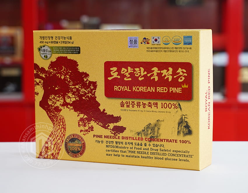 Viên tinh dầu thông đỏ Chính Phủ Royal 120 viên