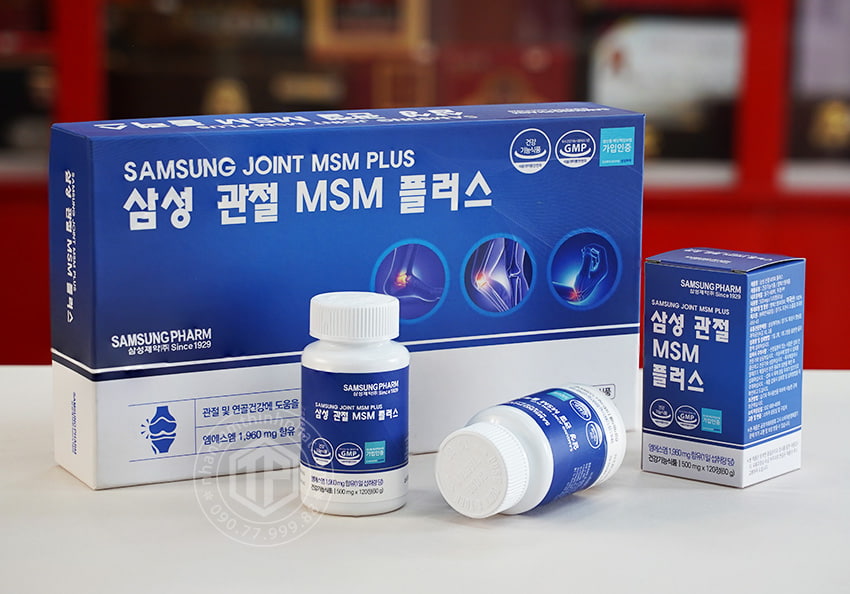 Viên Uống Bổ Khớp Samsung Joint MSM PLus Hộp 480 Viên