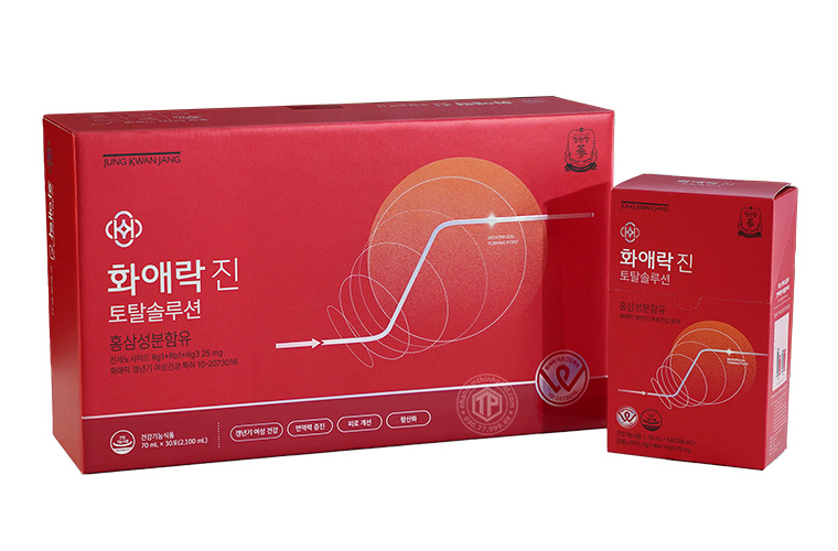 Nước Hồng Sâm Cao Cấp KGC chính hãng cho nữ hộp 30 gói x 70ml