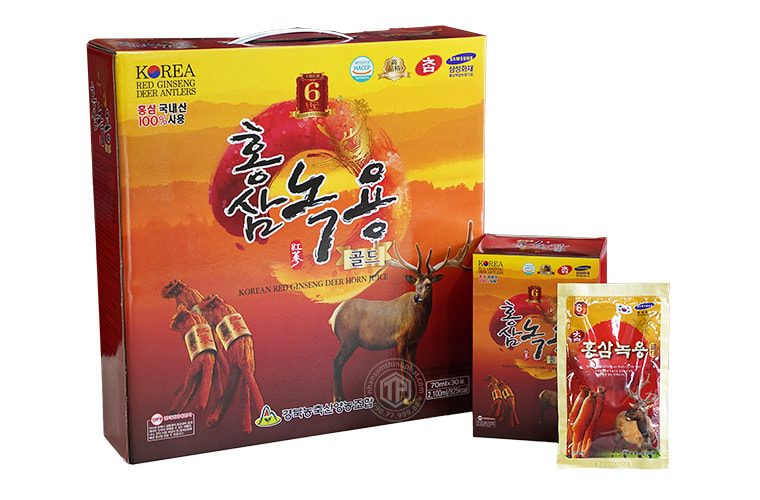 Nước hồng sâm nhung hươu Hàn Quốc hộp 30 gói