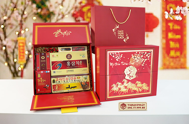 Hộp Quà Xuân Vạn Phúc - Set 43 - Hộp quà tặng tết cao cấp Xuân 2026