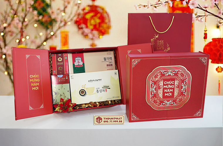 Hộp Quà Xuân Bách Lộc - Set 46 - Hộp quà tặng tết cao cấp Xuân 2026