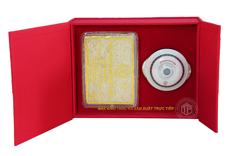 Tổ Yến Sào Khánh Hòa yến đảo thiên nhiên mẫu hộp quà tặng 100g - 014G