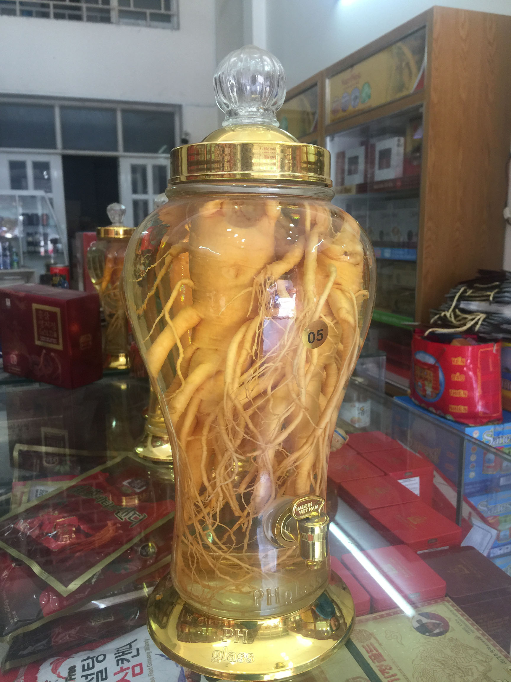 Cửa hàng bán nhân sâm tươi Hàn Quốc để ngâm rượu, hầm gà, ngâm mật ong tại Phú Thọ, Quảng Bình