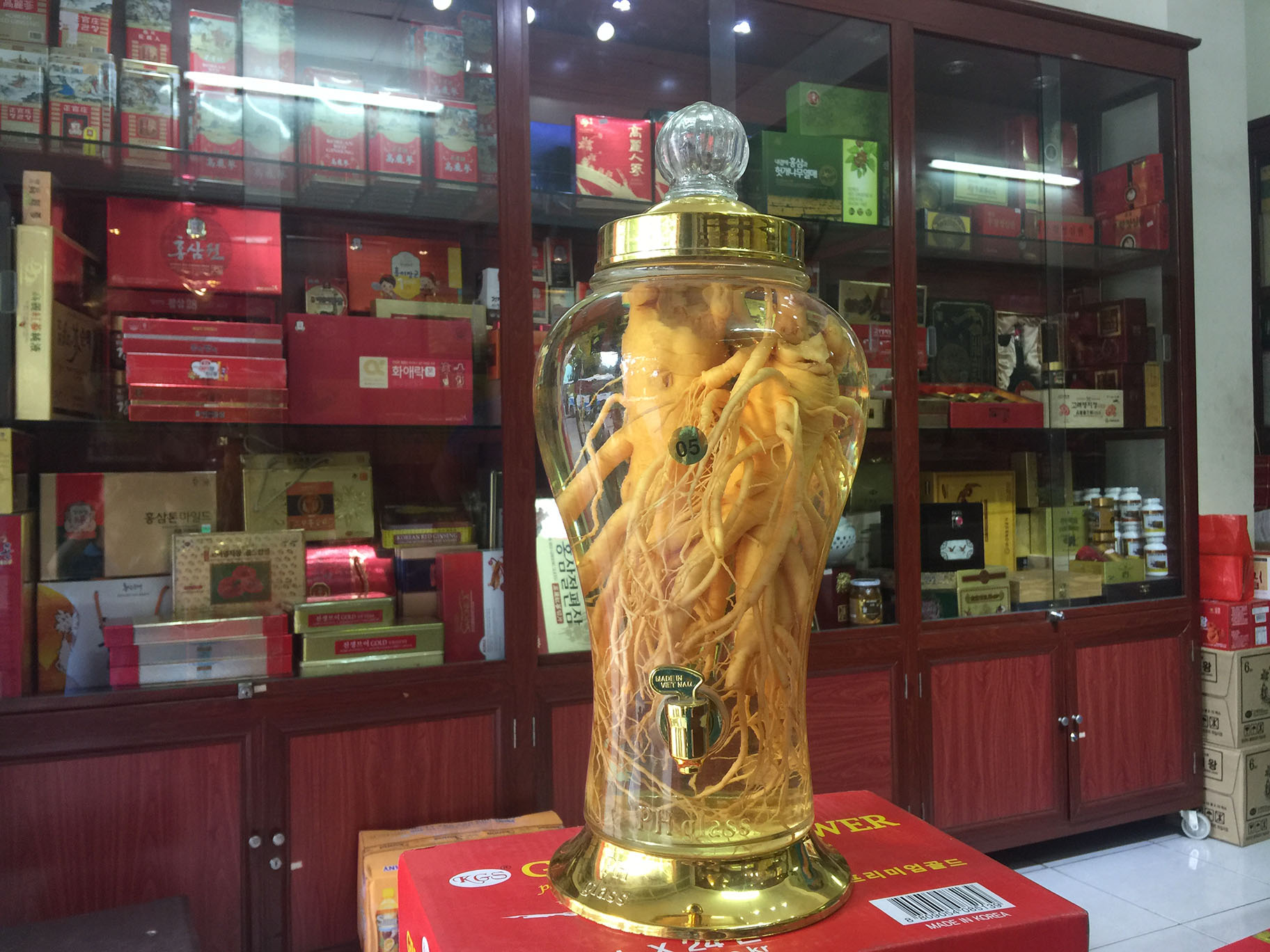 Địa chỉ cửa hàng bán hồng sâm Hàn Quốc, sâm tẩm mật ong, cao sâm tại Tây Hồ