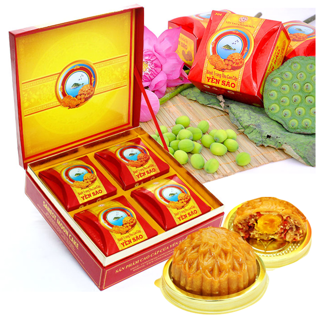 Các loại bánh trung thu yến sào khánh hoà đặc biệt