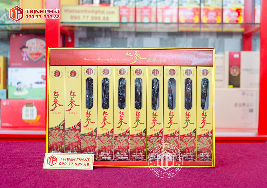 Nhân sâm mật ong nguyên củ nhập khẩu Hàn Quốc