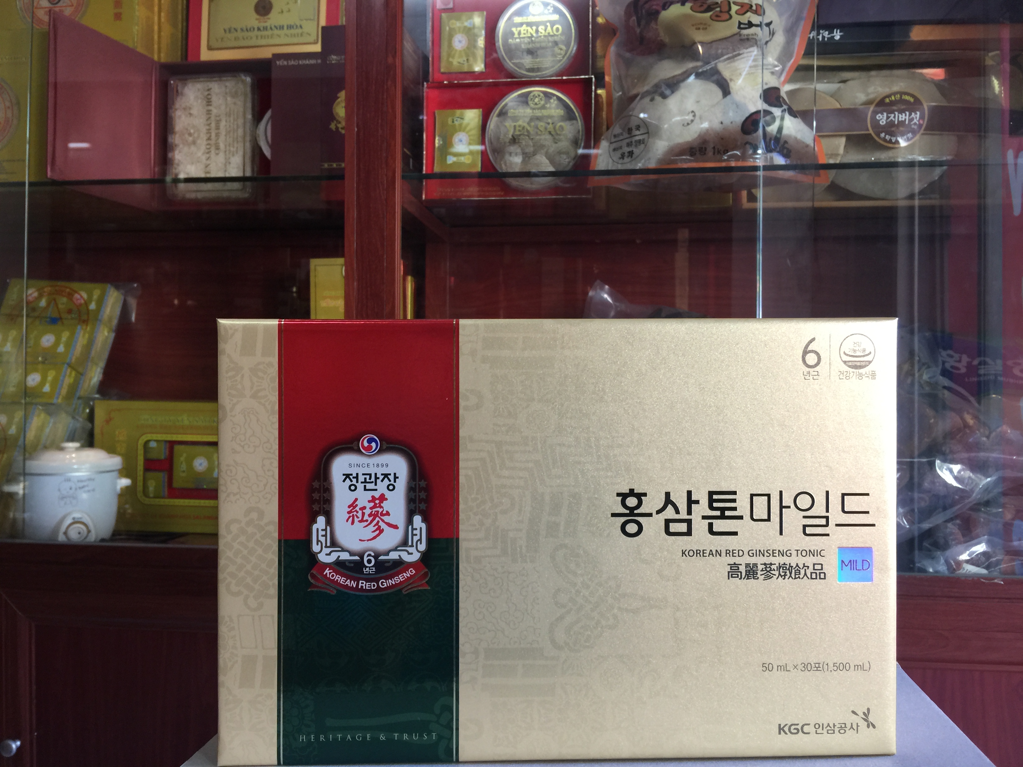 Địa chỉ cửa hàng bán kẹo sâm, rượu nhân sâm, sâm củ khô hộp thiếc tại Trà Vinh